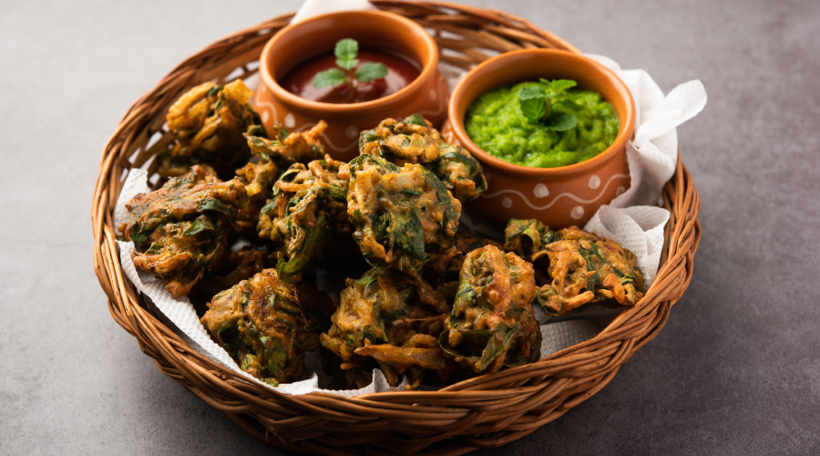 palak pakoda